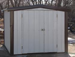 Utility Shed With Double Doors